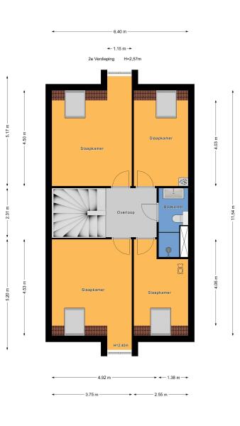 Floor Plan 4 - Thérèse Schwartzestraat 113